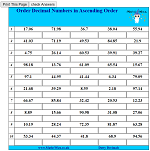 Mathswizz - Decimals Worksheets, Maths Games
